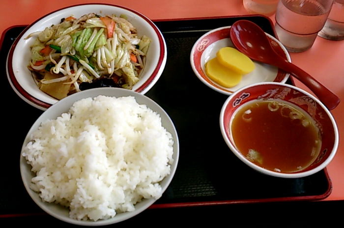 肉野菜炒め定食 餃子 味噌バターラーメン 珍来 小美玉店 小美玉市西郷地 Alfa S Inside